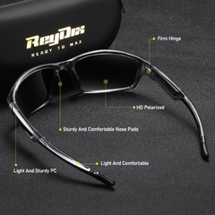 ReyDix Sports Polarized Sunglasses UV Protection