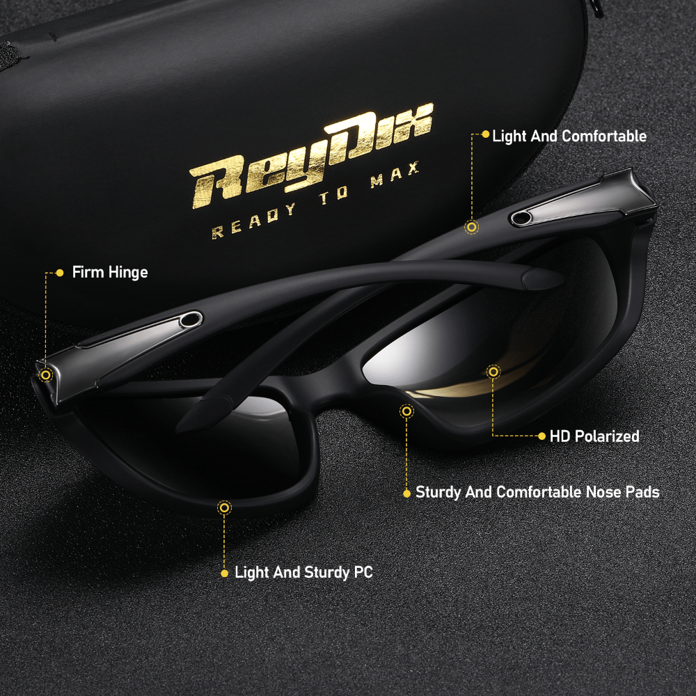 ReyDix Polarized Sunglasses for Men Women Outdoor Activities