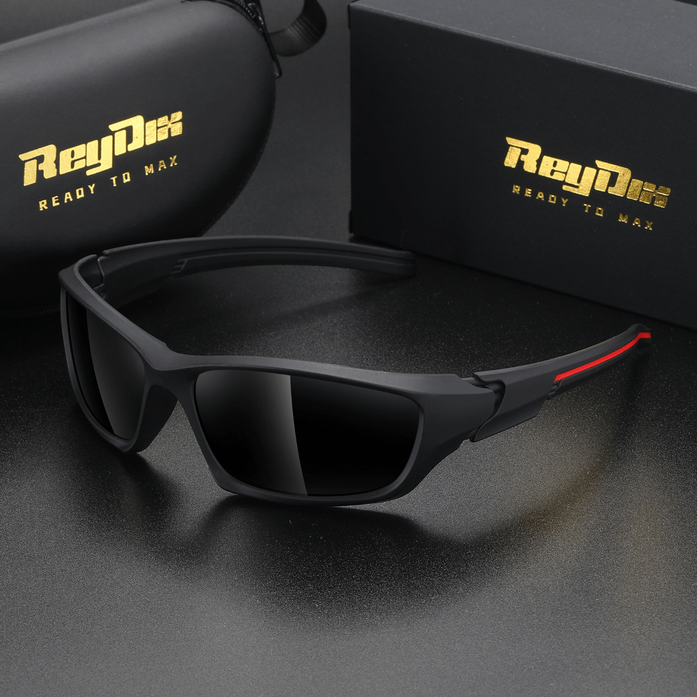 ReyDix Polarized Sports Sunglasses for Men Women Cycling