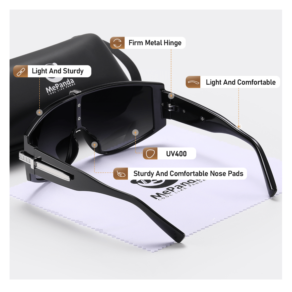 Men's Large Frame Sunglasses UV Resistant Sunglasses For Holiday