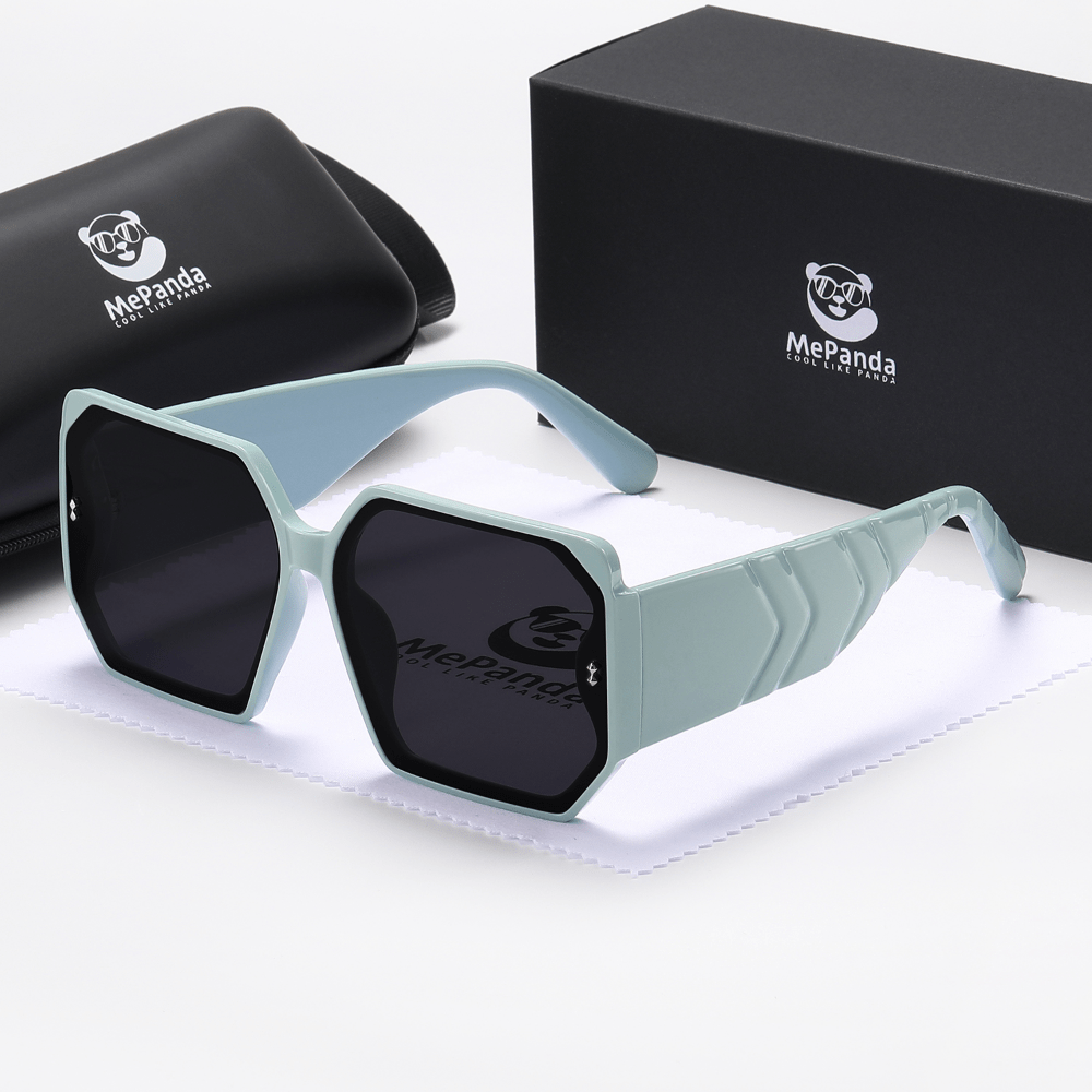 MePanda Chunky Square Frame Sunglasses Vintage Outdoor Unisex