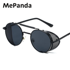 MePanda Round Sunglasses Unisex Punk Sunglasses