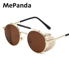 MePanda Round Sunglasses Unisex Punk Sunglasses