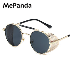 MePanda Round Sunglasses Unisex Punk Sunglasses