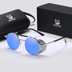 MePanda Round Sunglasses Unisex Punk Sunglasses