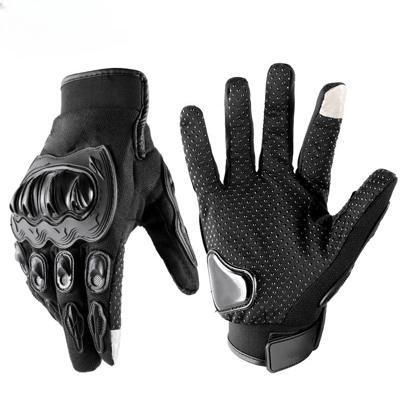 Breathable Touchscreen Motorcycle Gloves Anti Slip Hard Knuckles Protection