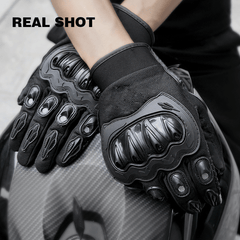 Breathable Touchscreen Motorcycle Gloves Anti Slip Hard Knuckles Protection