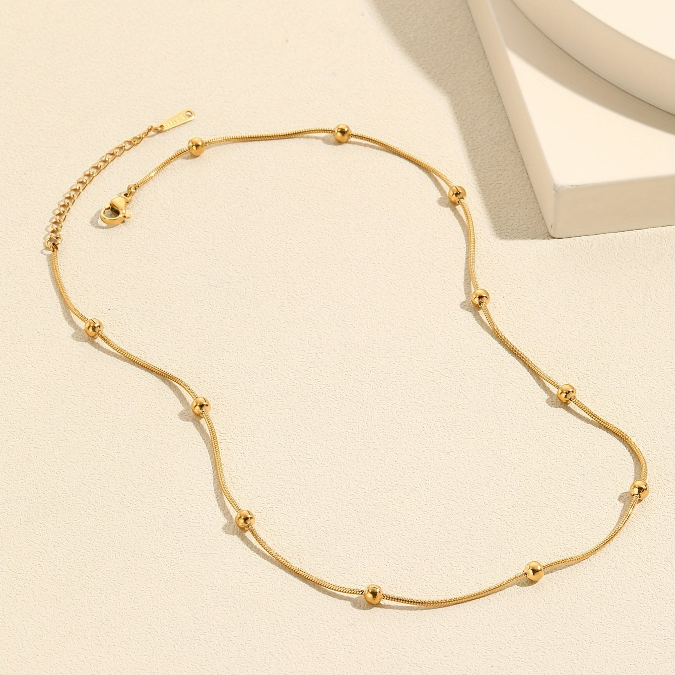 Bohemian Bead Chain Necklace Female Clavicle Chain