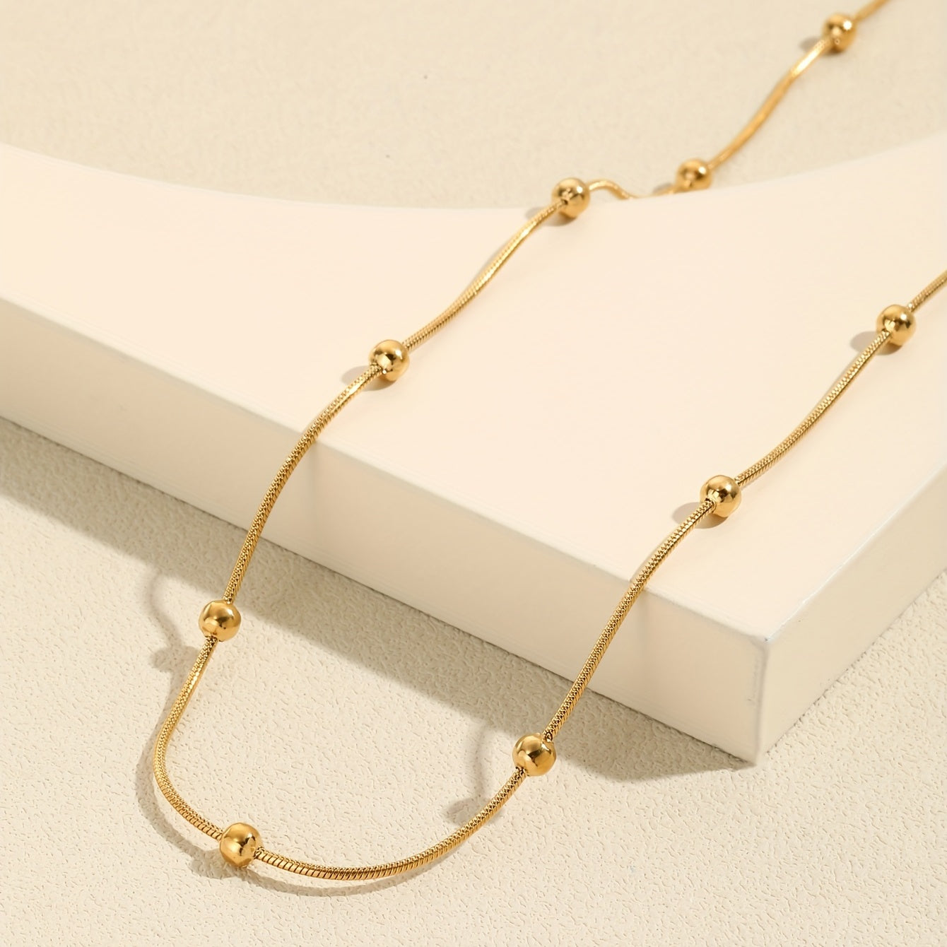Bohemian Bead Chain Necklace Female Clavicle Chain