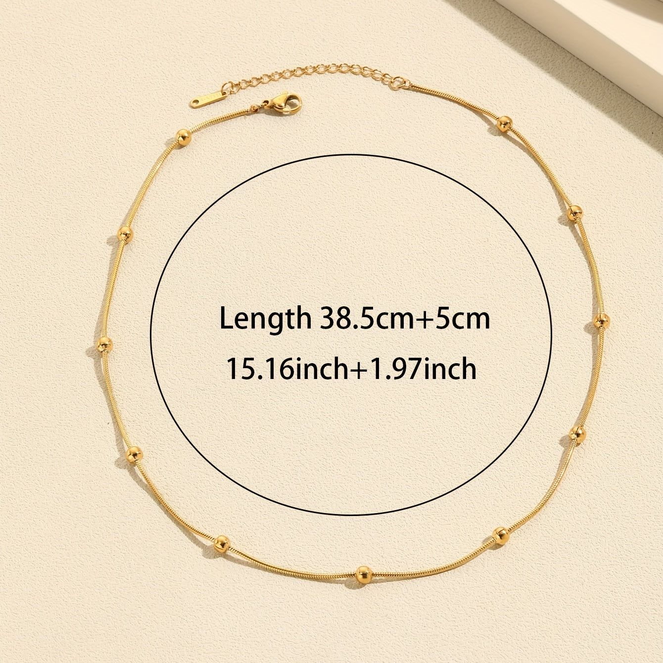 Bohemian Bead Chain Necklace Female Clavicle Chain