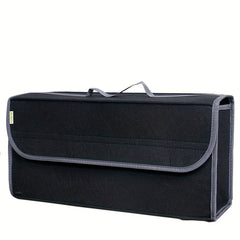 1pc Car Storage Box Felt Trunk Bag Foldable Car Storage Bag