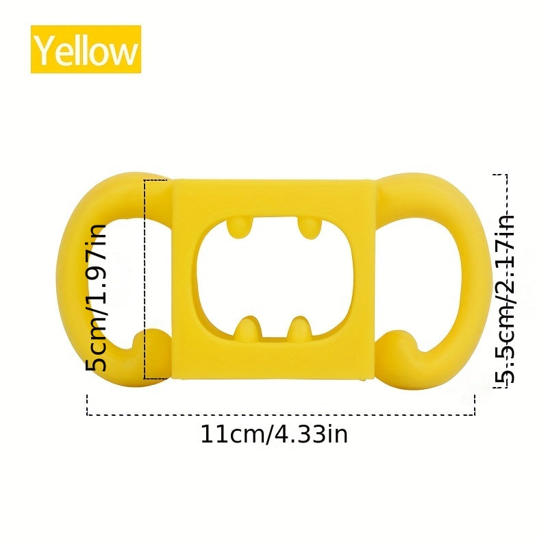 Soft Silicone Bottle Handle - Red/Green - BPA-Free