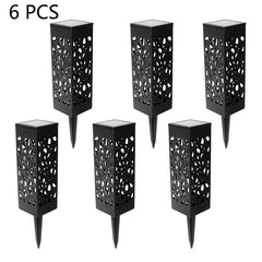 6pcs Solar Landscape Lights Waterproof Outdoor Lighting