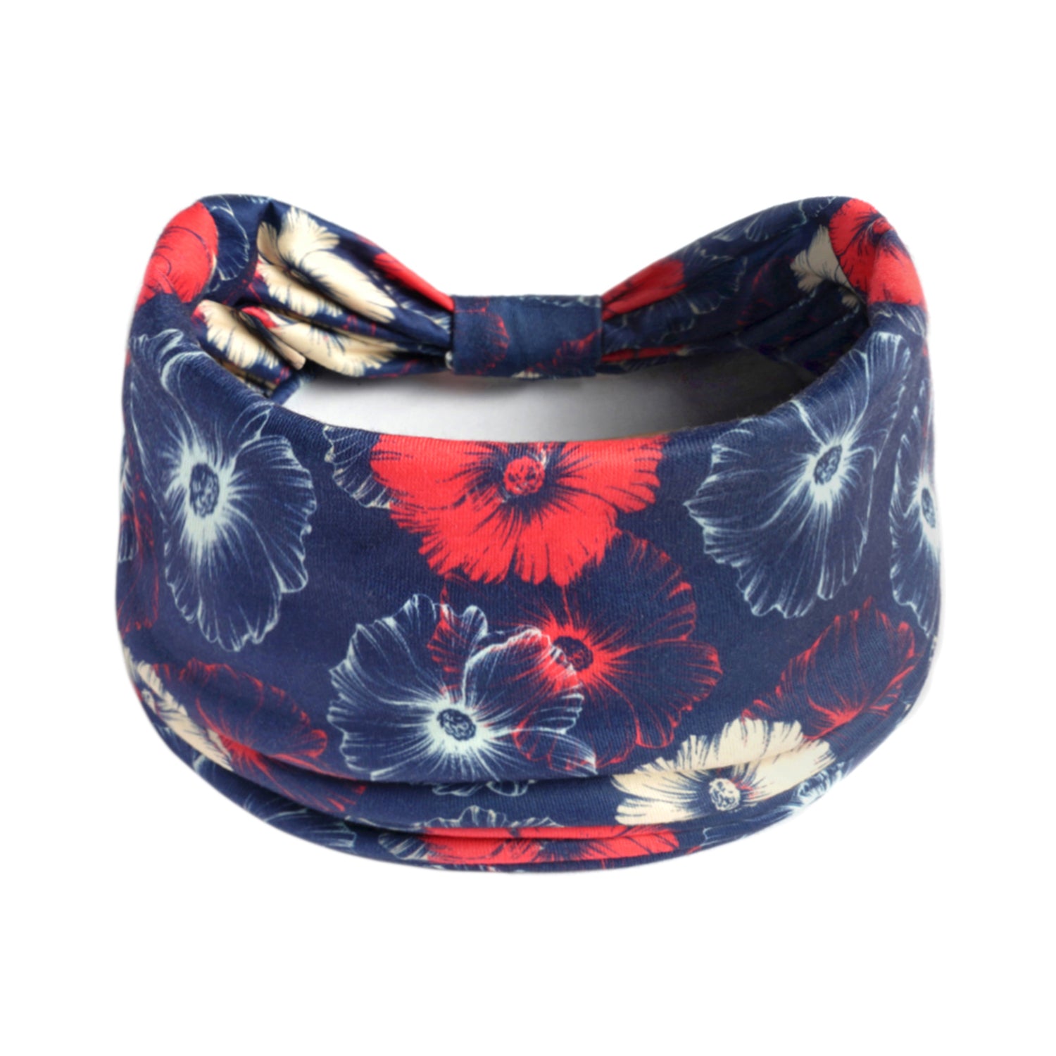 Flowers Pattern Headband Floral Hairband Boho Sports Sweatband For Yoga Running