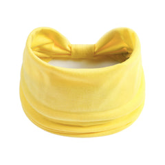 Candy Knot Sports Headband Stretchy Non Slip Yoga Hair Band Pink Purple Yellow