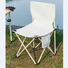 Portable Camping Chair with Carry Bag and Side Pocket