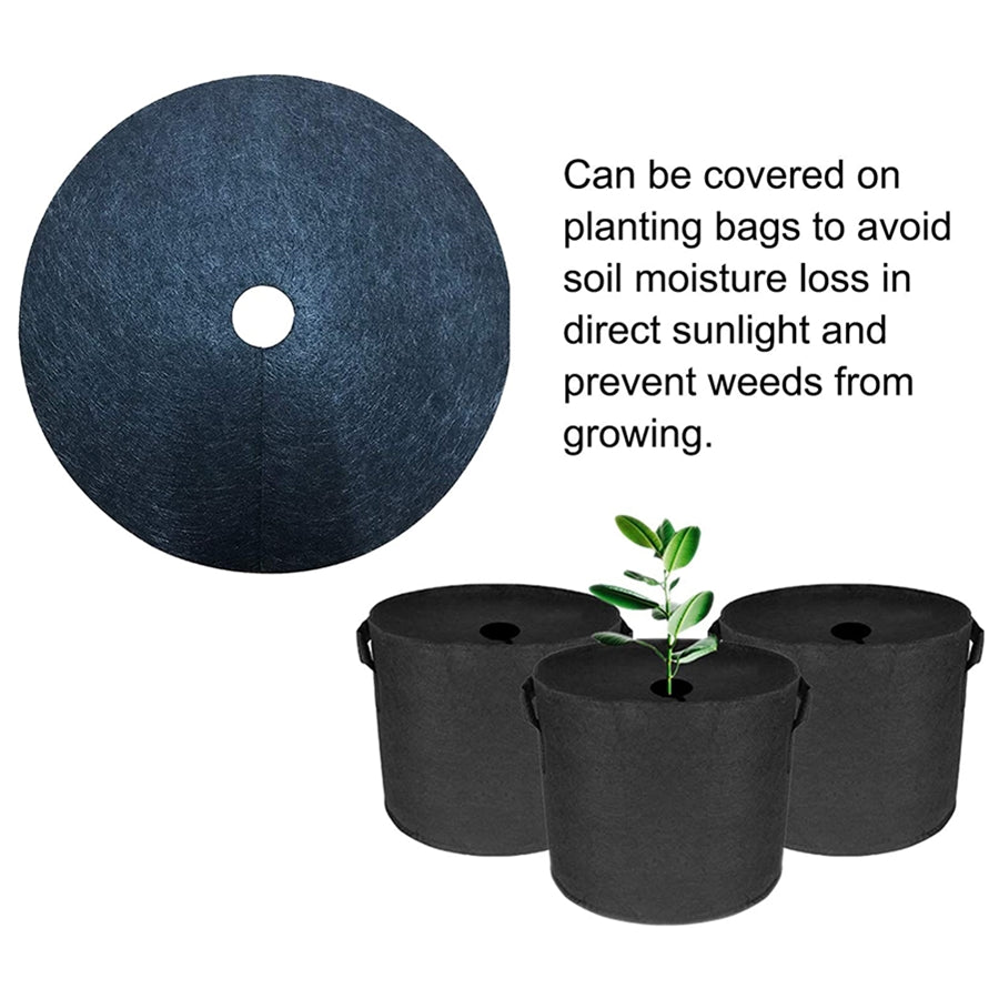 6 Sizes Non Woven Tree Mulch Ring Weeding Barrier Plant Cover Weed Control