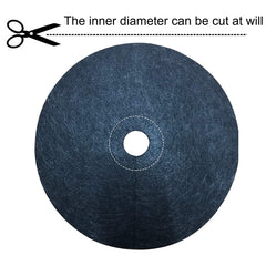 6 Sizes Non Woven Tree Mulch Ring Weeding Barrier Plant Cover Weed Control