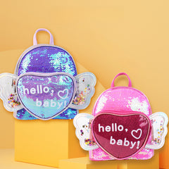 Sequin Children's Backpack - Colorful School Bag