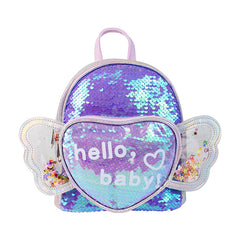 Sequin Children's Backpack - Colorful School Bag
