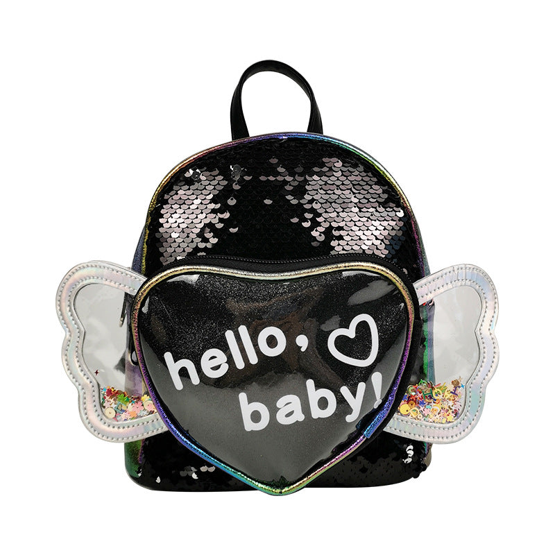 Sequin Children's Backpack - Colorful School Bag