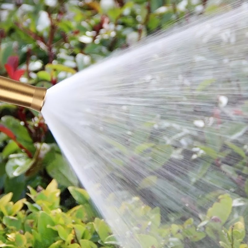Adjustable Brass Hose Nozzle High Pressure Gun Car Washing Garden Watering
