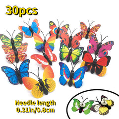 30pcs Butterfly Push Pins Cork Board Wall Decoration DIY