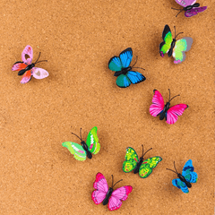 30pcs Butterfly Push Pins Cork Board Wall Decoration DIY