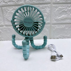 Rechargeable Baby Stroller Fan USB Small Folding Mini Ventilator