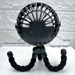 Rechargeable Baby Stroller Fan USB Small Folding Mini Ventilator