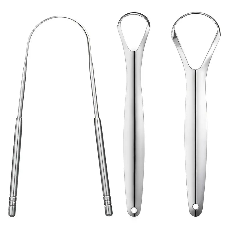 Metal Tongue Scraper Stainless Steel Cleaner