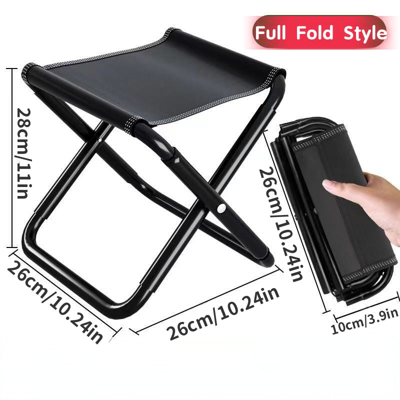 Portable Folding Stool for Camping Fishing Hiking