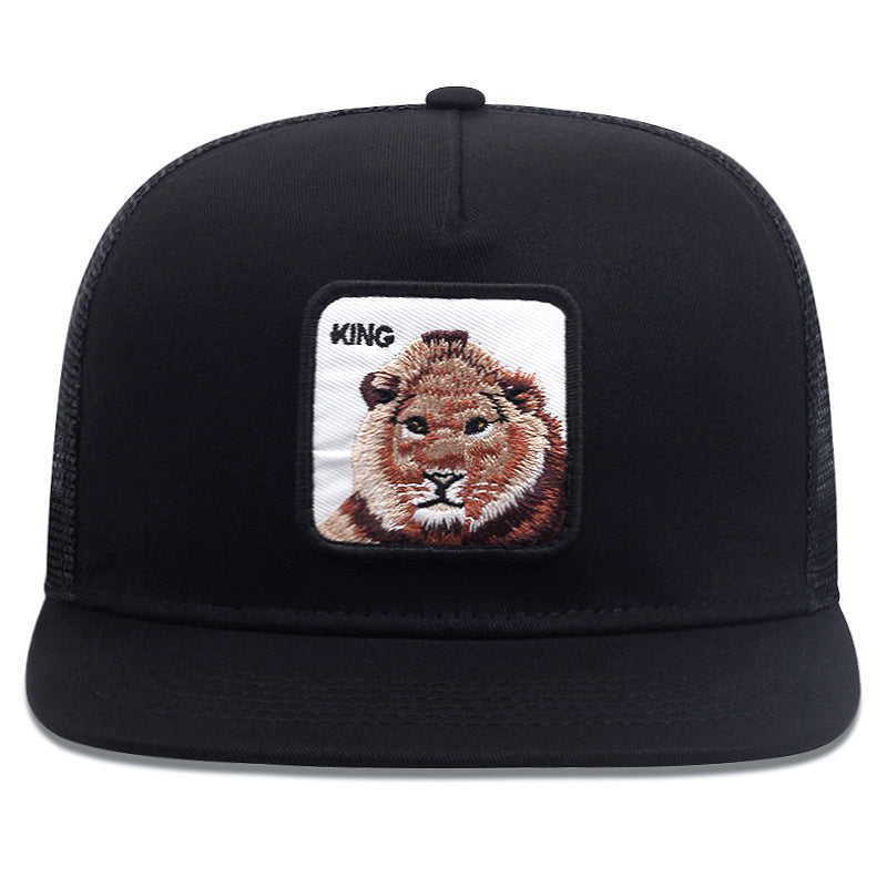 Unisex Breathable Baseball Cap With Lion Pattern