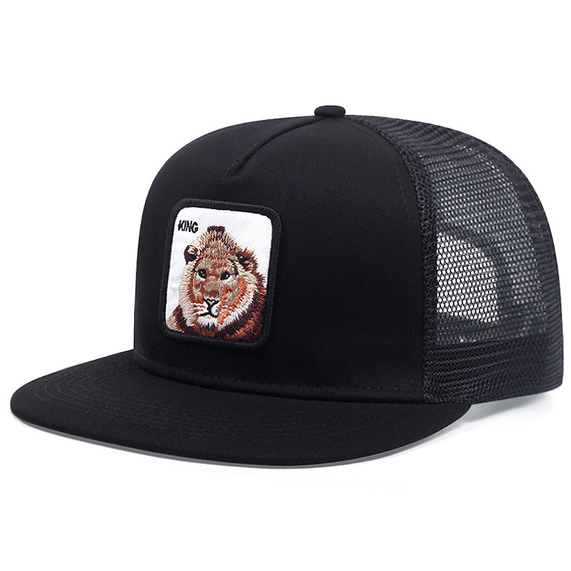 Unisex Breathable Baseball Cap With Lion Pattern