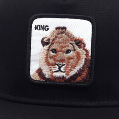 Unisex Breathable Baseball Cap With Lion Pattern