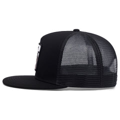 Unisex Lion Embroidery Adjustable Baseball Cap for Outdoor Sport