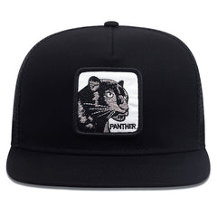 Unisex Sunshade Breathable Baseball Cap with Animal Painter