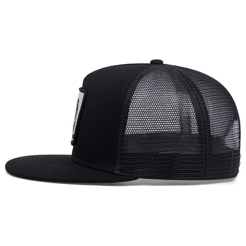 Unisex Sunshade Breathable Baseball Cap with Animal Painter