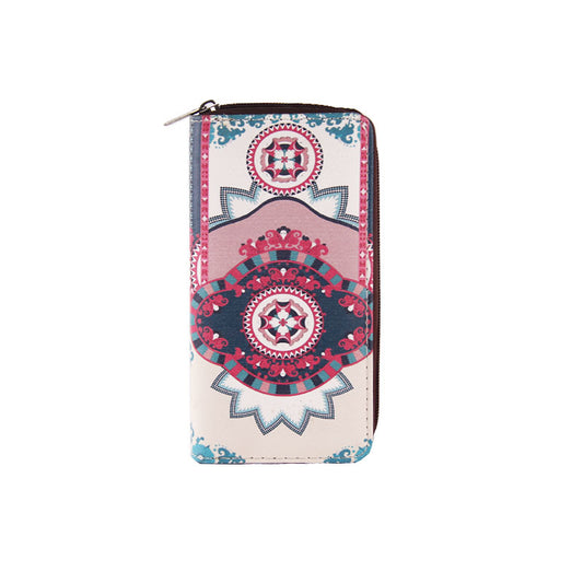 Vintage Peacock Ethnic Style Clutch Long Wallet