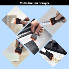 Plastic Razor Scraper Kit - Scrapers & Blades for Car Wrap, Tint Removal