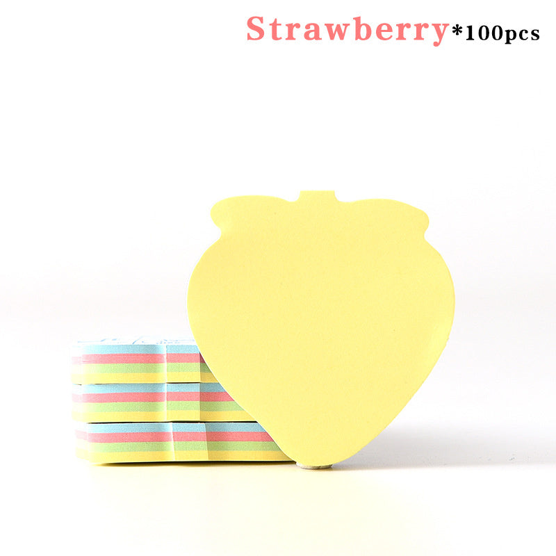 100pcs Creative Colour Sticky Notes Memo Pad Diary Stationary Flakes Scrapbook