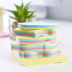 100pcs Creative Colour Sticky Notes Memo Pad Diary Stationary Flakes Scrapbook