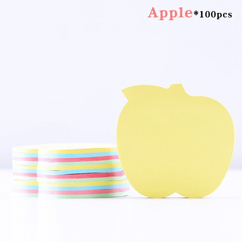 100pcs Creative Colour Sticky Notes Memo Pad Diary Stationary Flakes Scrapbook