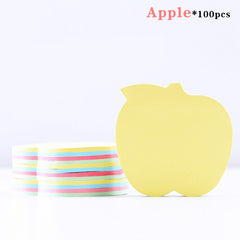 100pcs Creative Colour Sticky Notes Memo Pad Diary Stationary Flakes Scrapbook