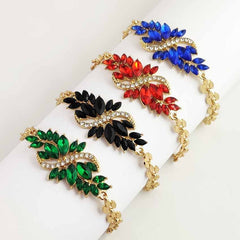 4pcs Resin Flower Bracelet Set for Women