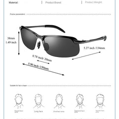 Polarized Men's Sunglasses Anti Glare UV400 Protection