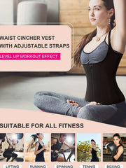Zipper Shaping Cami Tops Waist Trainer Tummy Control Slimmer