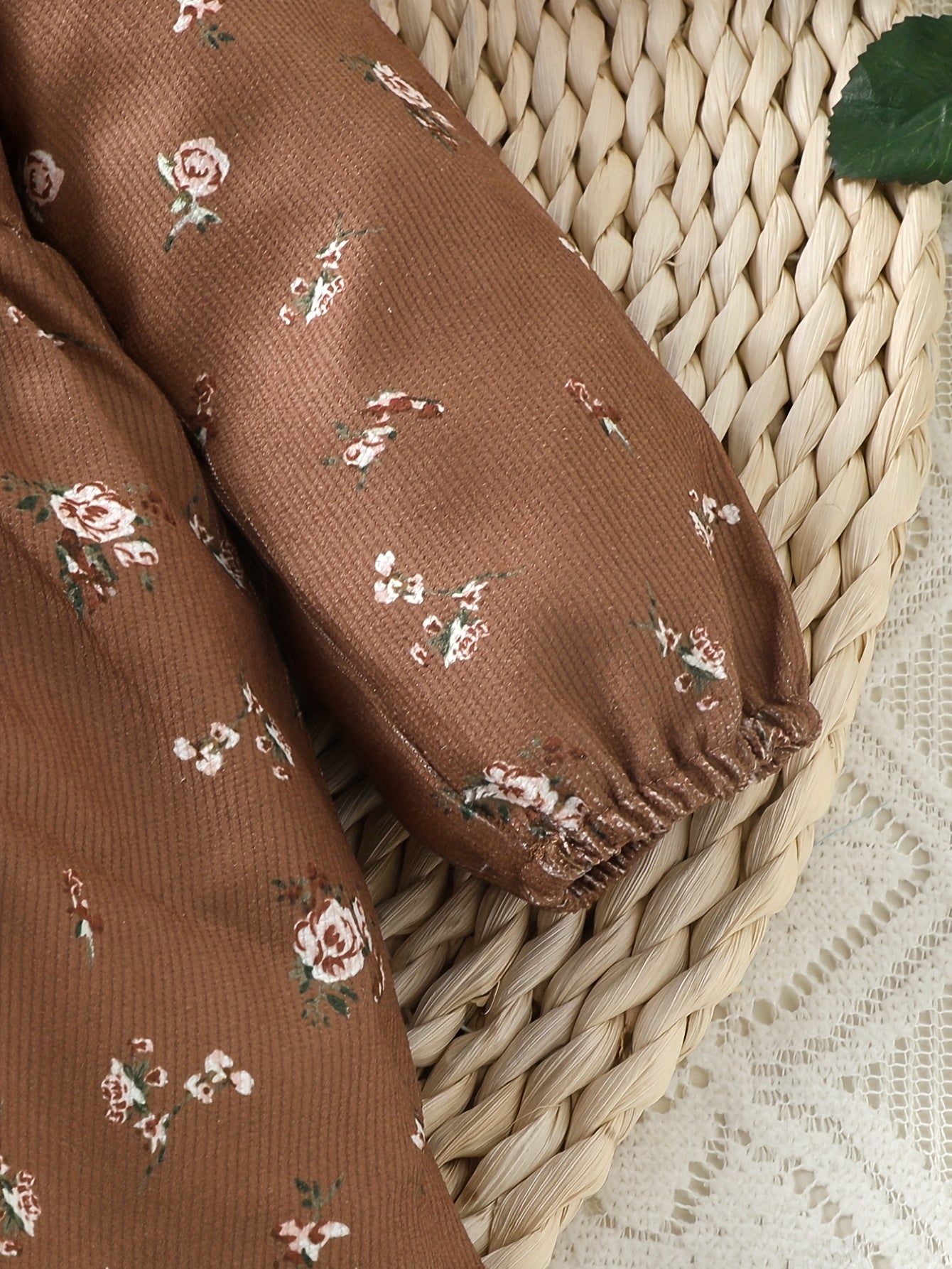 Baby Girl's Floral Print Dress for Spring/Autumn