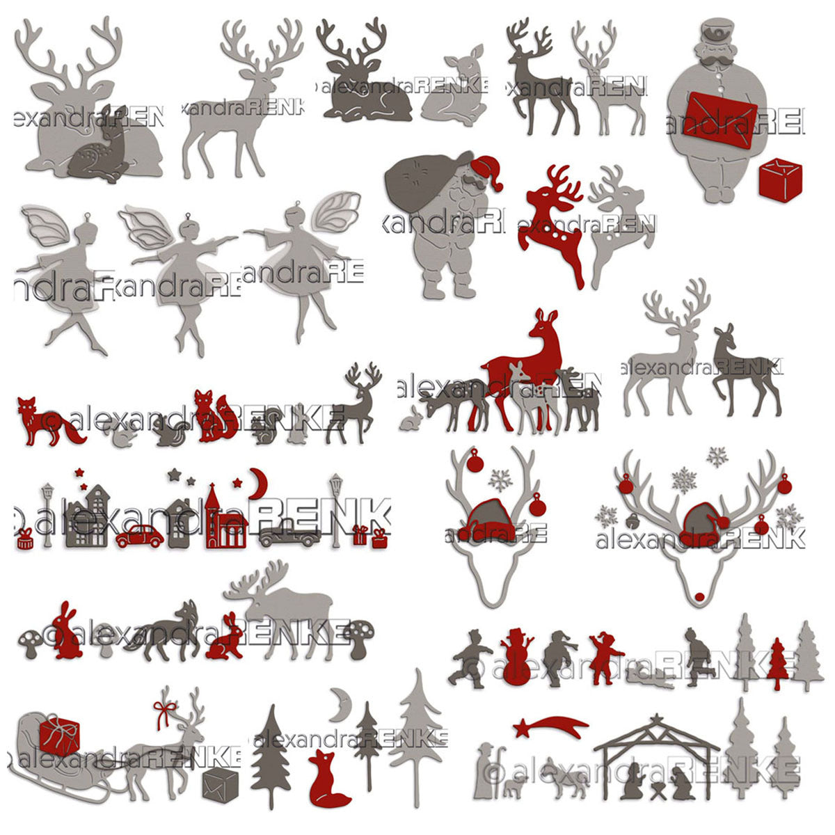 Piggy Craft Metal Cutting Dies for Christmas Scrapbook Paper Craft