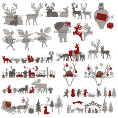 Piggy Craft Metal Cutting Dies for Christmas Scrapbook Paper Craft